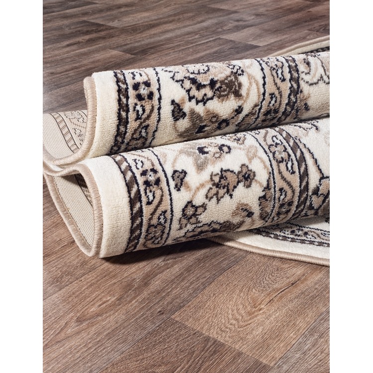 Ковер Valencia deluxe d251 CREAM-BROWN Овал
