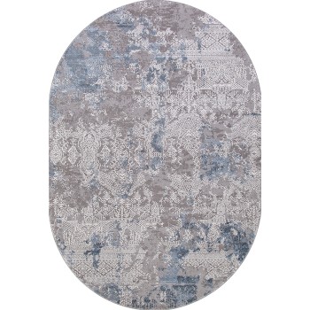 Ковер Armina 03851A BLUE / BLUE Овал