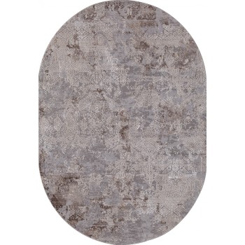 Ковер Armina 03851C GREY / BROWN Овал