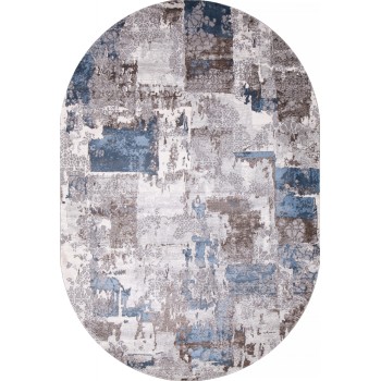 Ковер Armina 03857A BLUE / BLUE Овал