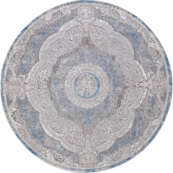 Ковер Armina 03880A BLUE / BLUE Круг